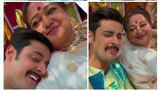 Mera balam thanedar off screen masti #Veer ki masti maa ke saath 😀😀😀