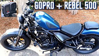 GoPro Hero 8 Demo | Honda Rebel 500