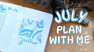 July Plan With Me | 2024 Bullet Journal Spreads