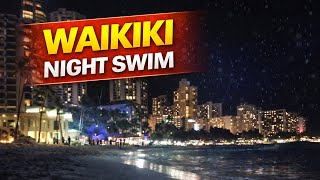 Waikiki Night Swim & Duke’s Dinner | Hawaii IRL Livestream