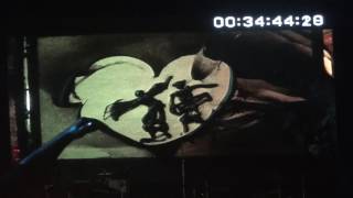 Amazing live stage painting display by Rabin Bar