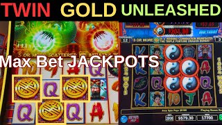 Max Bet Jackpots On 4 Different Games TFD Gold 🐲 Twin 🐲 Unleashed 