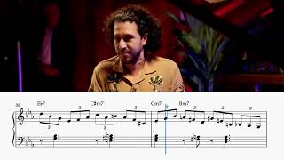 "Blues On Sunday" - Emmet Cohen Piano Solo Transcription (PDF)