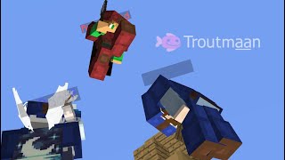 Free Bird played to 20v20 Hypixel Capture the wool MINECRAFT WAR #minecraft #edit