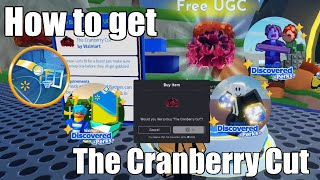 How to get The Cranberry Cut in Walmart Discovered | 15k Stock | All New BADGES to earn