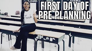 CLASSROOM SETUP DAY 5 & FIRST DAY OF PREPLANNING | Elementary Teacher Vlog