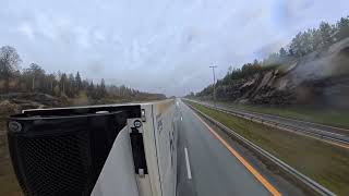 🇧🇻POV Driving Volvo 500 i-save in the rain #8k #8kquality #felling #hdr #norway #views #october 