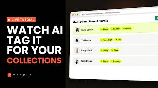 How to Build a Shopify Collection with Automated Fashion Tags
