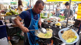 Amazing Chef Cooks Egg Fried Rice! Super Speedy & Ultimate Wok Cooking Skills | Thai Street Food