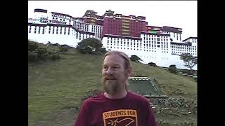 OTNY Statement in front of Potala Palace exhibit at Florida Splendid China on December 15, 2002
