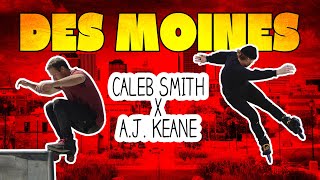 Caleb Smith and A.J. Keane skating Downtown Des Moines // Skateland