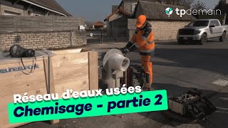 Rehabilitation of a wastewater network by lining part 2