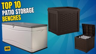 Patio Storage Bench 2026 | Top 10 Best Patio Storage Benches | Outdoor Seating with Hidden Storage