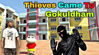 Thieves Came To Gokuldham Society In GTA 5 | Farenklin And Shinchan Going To Gokuldham Society GTA 5