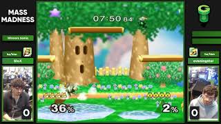 Mass Madness 55 SSBM - SloX (Fox) vs. eveningstar (Sheik) - Melee WSF