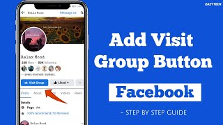 How to Add Visit Group Button on Facebook Page 2024