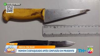 Man stabbed after altercation in Prudente