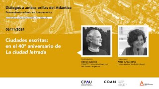 Ciudades escritas: en el 40° aniversario de La ciudad letrada