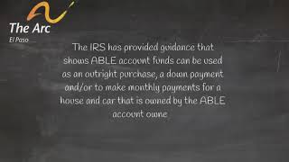 ABLE Account Large Purchases