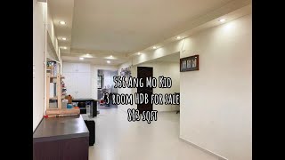 556 Ang Mo Kio 3 Room HDB | Rare High Floor Corner Unit