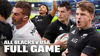 FULL GAME | All Blacks v USA | Washington, 2021
