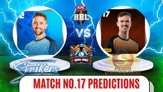 🔥 Perth Scorchers vs Adelaide Strikers – Match 17, BBL 2024-25 | Expert Predictions & Dream11 Tips 🏏