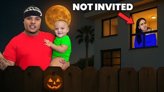 SNEAKING OUT With Zaza To See Halloween Lights WITHOUT Sachi.. *VLOGOWEEN DAY 20*