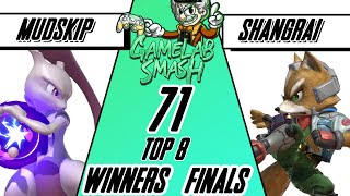 GameLab-Smash #71 Mudskip (Mewtwo) Vs Shangrai (Fox)