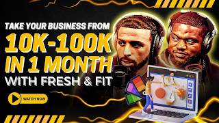 "Stop Being Poor!!" How to turn your business from 10k to 100k A month