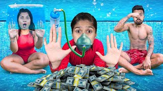 LAST TO BREATHE UNDERWATER WINS | Who Win The Prize!