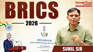 BRICS 2026 || Sunil Sir Springboard Academy