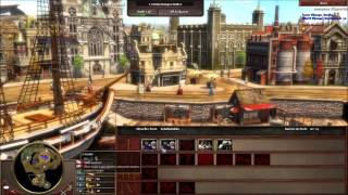 Settler vs Settler rush [Aoe 3/ high level Gameplay] Game 1