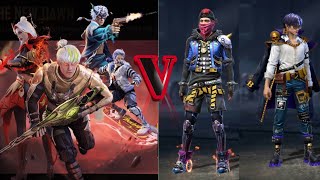 Free Fire// 4 Nope vs 2 Pro 😂// Costume match 👍 //By SS Gaming#FreeFire