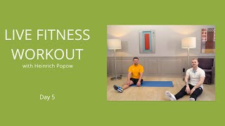 Day 5 | Live Fitness workout without a prosthesis with Heinrich Popow | Ottobock