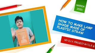 How to make lampshade: Project in TLE6