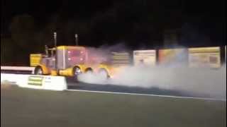 Big rig burnout