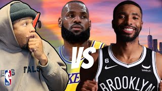 "🟨Laker vs  🖤Nets Thriller Game Highlights