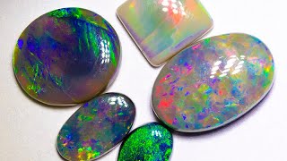 All the opals are now polished from the last LIVE!