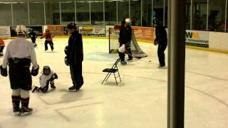 Will gets his first hockey stick