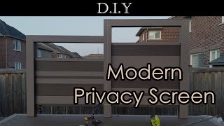 DIY Deck (Part 13): How to build a modern privacy screen and install Shade Sails like a pro?