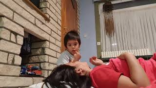 Part2 Face massage ni Kian|kay Mama so sweet#shortsvideo