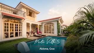 Mila Villa 5 Villa Tour - 3 Bedroom Private Pool Villa in Goa | Aldona