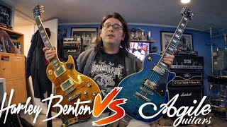 Deciding Between Agile and Harley Benton: The Final Battle of the Budget Gibson Les Pauls copies.