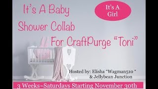 It's a Baby Shower Collab for Craftpurge! ~ Dec 2019 {Sharingmoore}