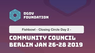 DGOV Council Berlin - Fishbowl - End of Day 2