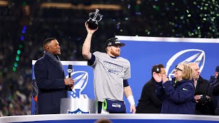 Seattle Seahawks NFC Championship Trophy Presentation