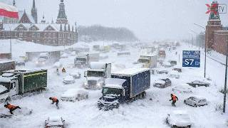 CHAOS in Poland Again — Unbelievable Blizzard Buries Cars and Highways Under Mountains of Snow! ❄️