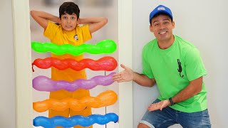 Jason and Alex Play with Balloons