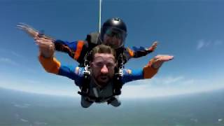 Adam's skydive at Jumptown!