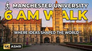 Deserted Manchester Uni | NO CROWDS - NO NOISE | 4K ASMR